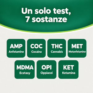 VERIFY® – Multi Drug Test Panel (Test Droghe Urina) – carosello informativo, slide 2 di 7